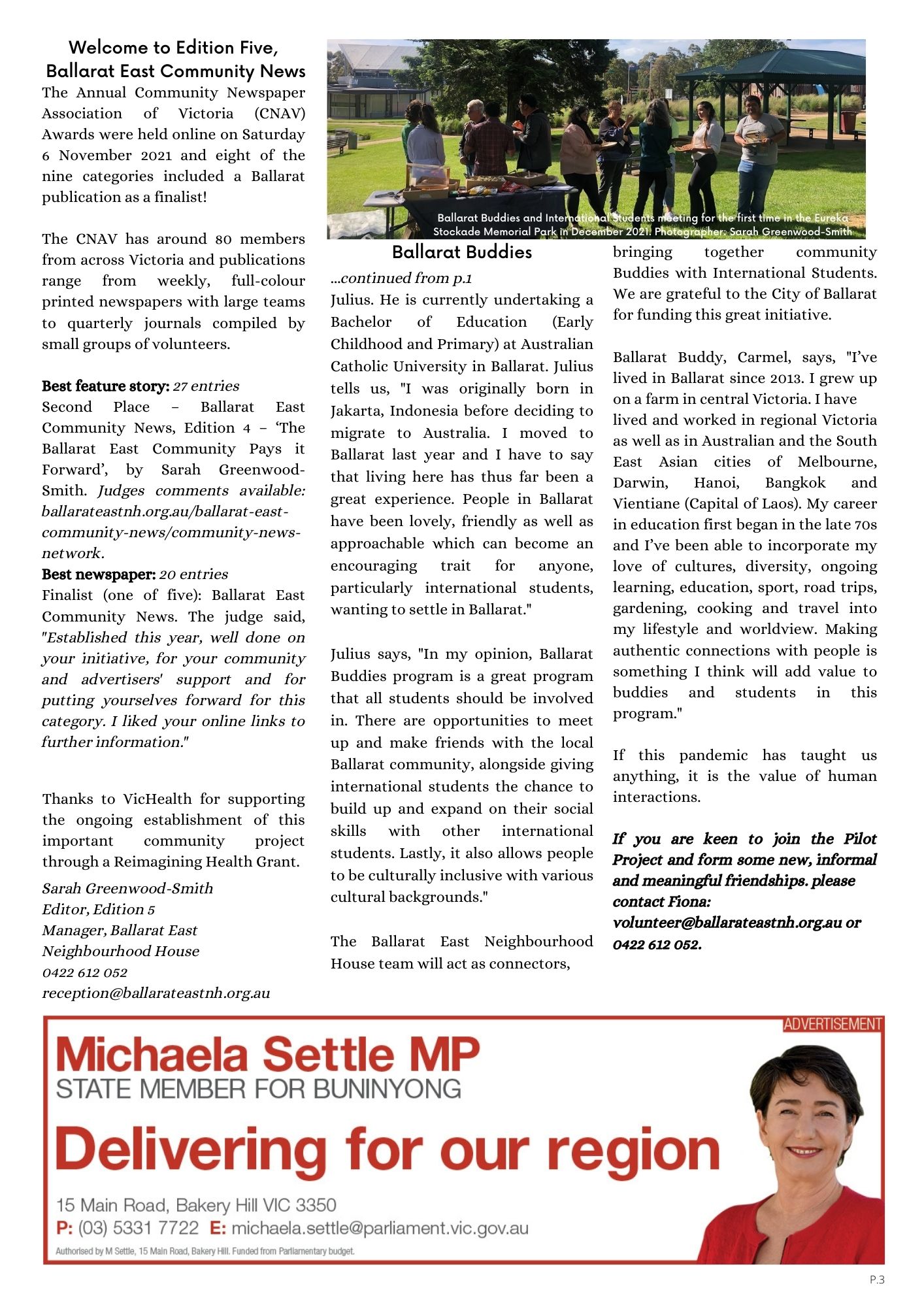 Ballarat East Community News Edition 5 p3