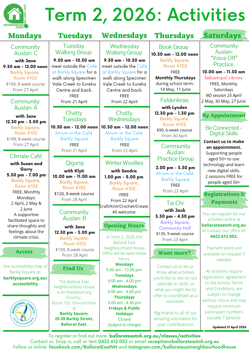 FINAL Activities Calendar Term 2 2026 2